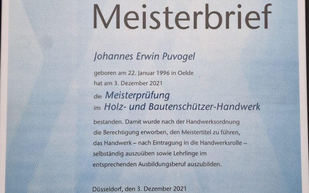 Holz- und Bautenschutz Meister Johannes Puvogel